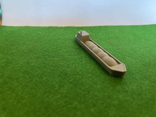 4x N Gauge 40ft/53ft Canal/Narrow Leisure and cargo Boat Model Railway Scenery — image 9