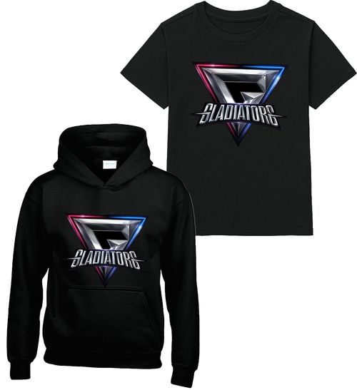 Gladiators Experience 2026 Adult Kids T-Shirt Gaming TV Show Hoodie Gift Tee — image 1