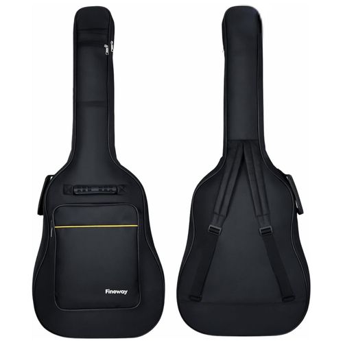 41" Guitar Back Bag Black Padded Protective Classical Acoustic Carry Case Strap — image 1