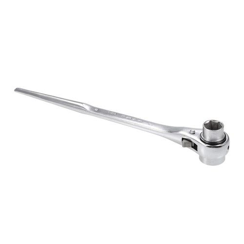 19x24mm Hexagon Scaffold Podger Ratchet Spanner Ratcheting Socket Wrench 1Pcs