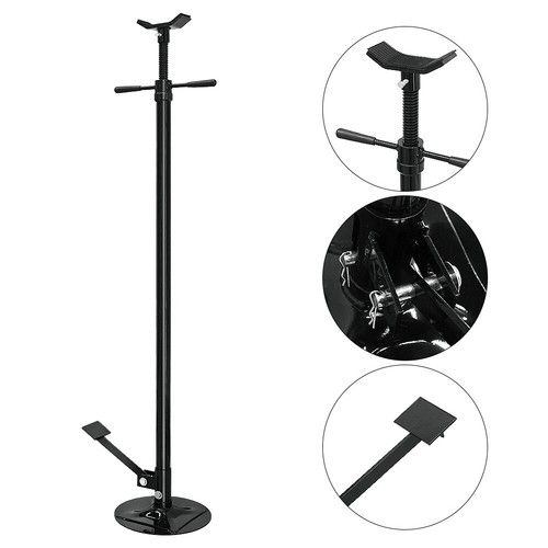 750KG Garage Vertical Transmission Gearbox Jack Engine Hoist Support Stand Pedal