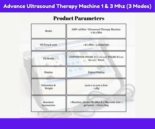 Advanced Ultrasound Therapy Machine 1 & 3MHz Digital Pain Relief Device — image 4