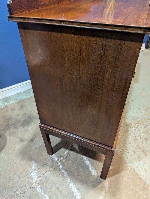 Antique Edwardian Mahogany Sideboard Buffet Cabinet Cupboard Drawers Service — image 24