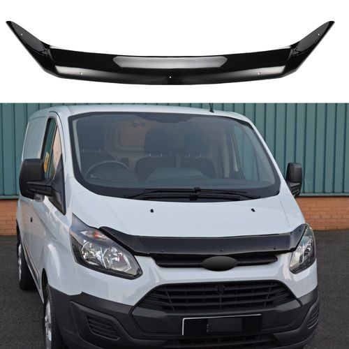 Wind Stone Deflector for Ford Transit Custom Bonnet Bra Guard ABS Front Cover — image 4