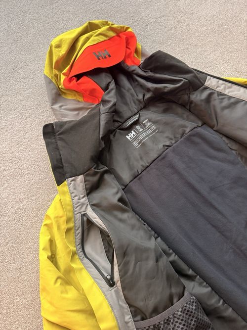 Helly Hansen ULLR Helly Tech Hooded Insulated RECCO Ski Jacket Yellow M — image 12