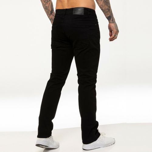 Enzo Straight Leg Jeans Mens Regular Fit Stretch Denim Trouser Pants All UK Size — image 3