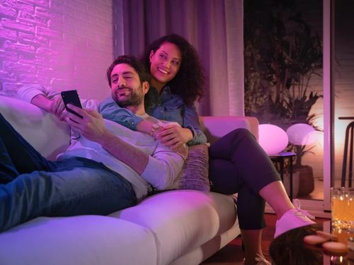 PHILIPS HUE GU10 3PACK SMART SPOTLIGHT–WHITE AND COLOUR AMBIANCE GU10 400 LUMEN. — image 12
