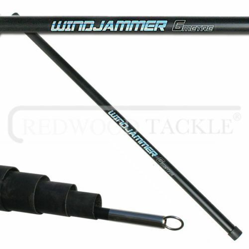 Windjammer Telescopic Windsock Flag Pole & Ground Stake Caravan/Festival/Camping