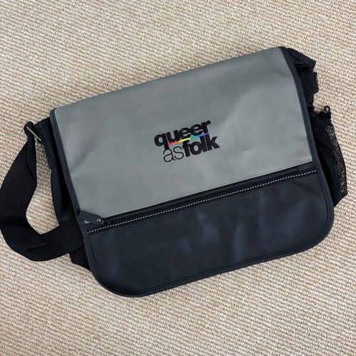 RARE Queer As Folk Showtime Messenger Bag - Crew Gift from Rosie O'Donnell