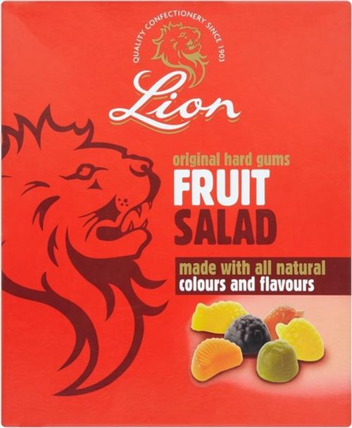 Lion Gums 2kg Box | Mini Gems (Midget) | Fruit Salad | Liquorice | Wine Gums +