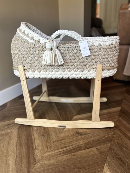 Crochet Moses Basket WITH MATTRESS - Made To Order — image 4