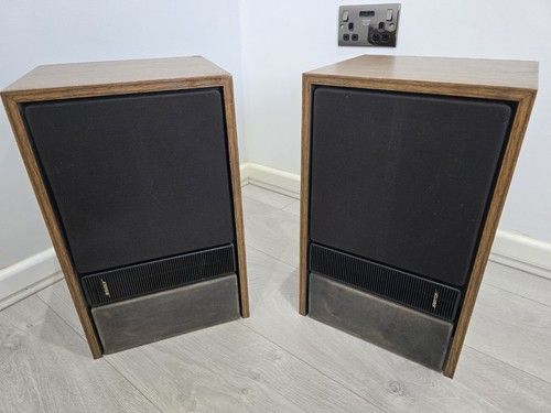 BOSE 301 Series II Direct Reflecting Speakers Walnut Vintage Tested Working Pair