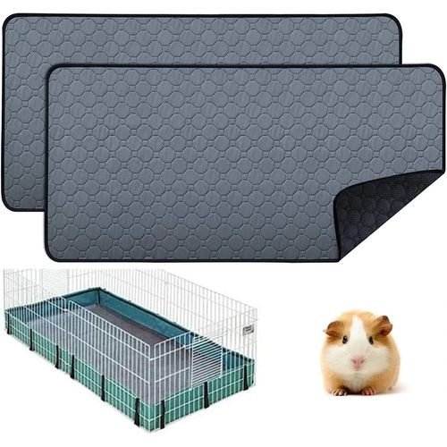 Washable Non-Slip Guinea Pig Cage Liner – Reusable Pet Bed Pad for Small Animals — image 1