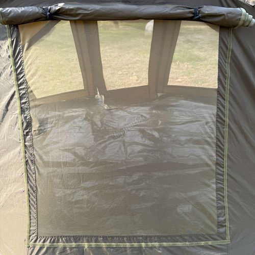 CARPZILLA Fishing Bivvy 2 Man Waterproof Camping Tent Shelter Door Windows Green — image 12