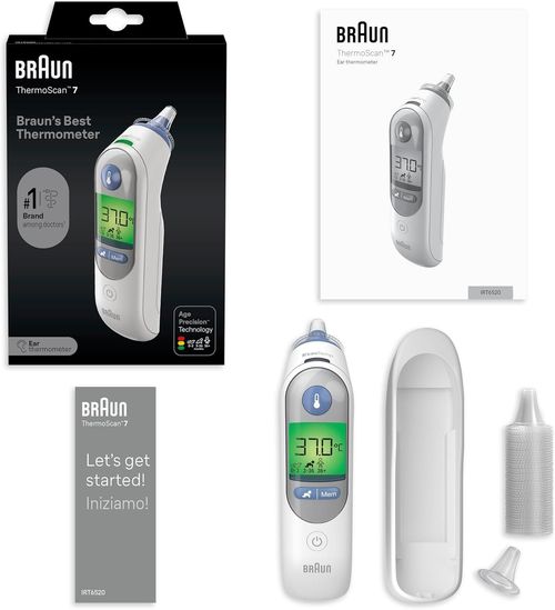 BRAUN THERMOSCAN 7 EAR THERMOMETER PRECISCION FILTER IRT 6520 — image 7