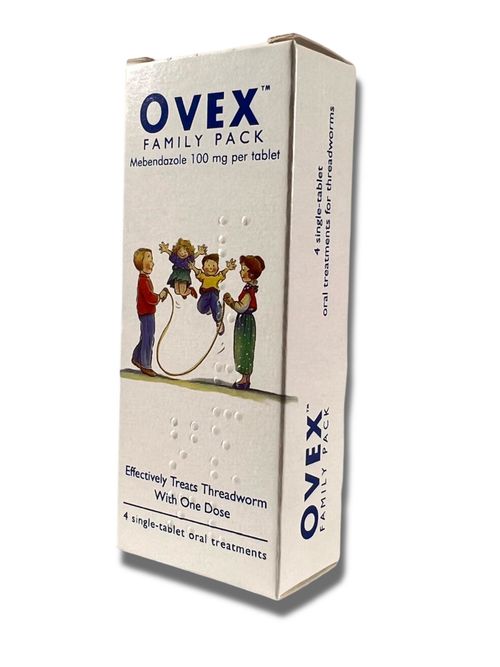Ovex Family Pack Threadworms Treatment Tablets - 4 Tablets  — image 1
