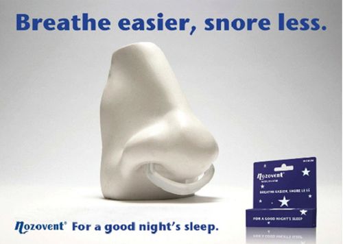 Nozovent Nasal Dilators 2PK  breathe easier snore less SIZE MEDIUM free P/P — image 3