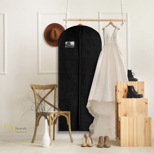 Hoesh Waterproof Long Zipped Suit Skirt Tops Clothes Dress Cover Garment Bags — image 5