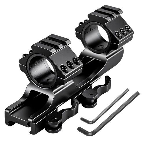 Quick Detach Scope Mount  1"/30mm Ring Cantilever Flat Top 20mm Picatinny Rail