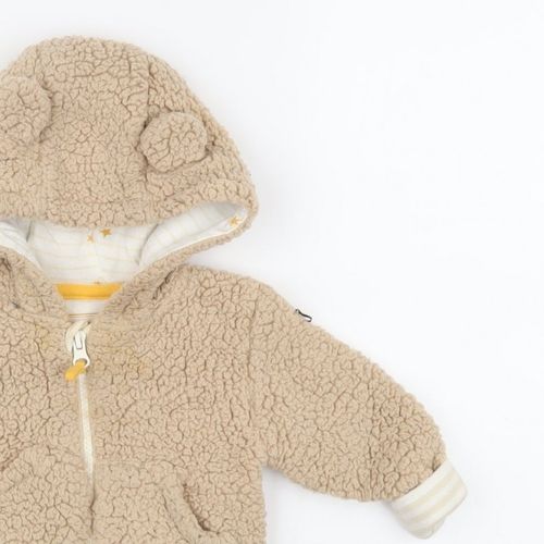 Mountain Warehouse Unisex Baby & Toddler Puffer Jacket Size 3-6 Months Beige — image 9