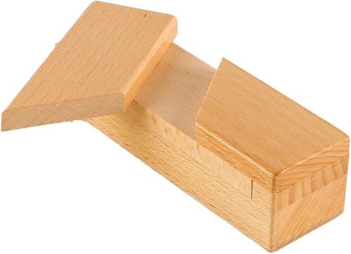 Wooden Puzzle Box with Hidden Compartments Difficult Brain Teaser for Adults Se — image 4