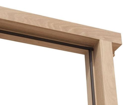 external door frame 32" door + cill, waterbar & weatherseal hardwood reversible — image 8
