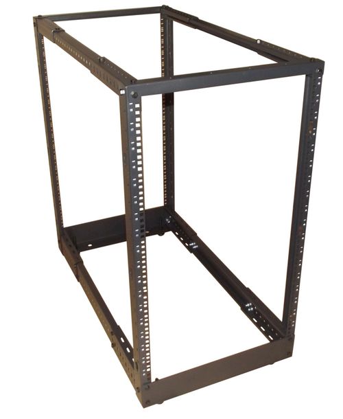 18U 19" Rackmount Server Frame Adjustable Rack 56cm to 97cm Cabinet Alternative — image 2