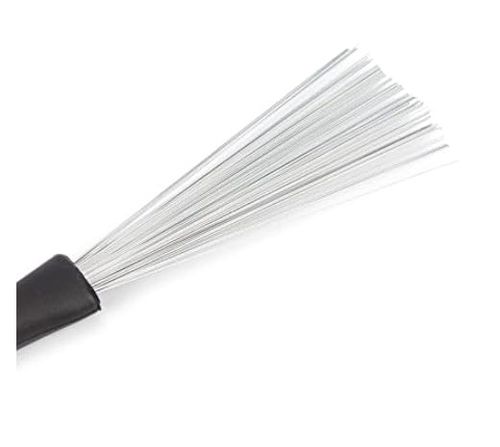 1 pair Drum Wire Brushes Pair  Retractable Steel Jazz Rock Drum Brushes Sticks ✅ — image 4