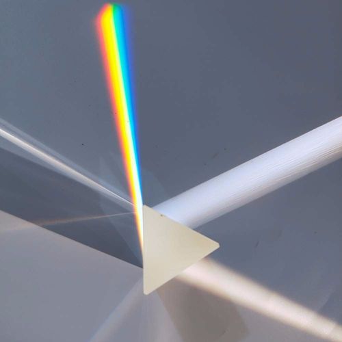 Kids Physics Stem Learning Science Toy Glass Reflecting Triangular Color Prism — image 5