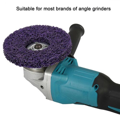 5-100PCS 115mm Poly Strip Wheel Discs Paint Rust Remove Abrasive Angle Grinder — image 14