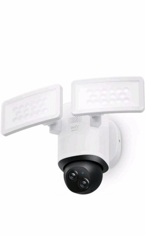 eufy Security Floodlight Camera E340 Dual Cameras Outdoor 3K 360° 2000 Lumens