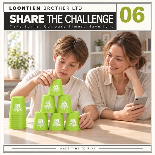12pcs Speed Stacking Cups Set Sport Stacking Game Gift for Kids Adults — image 6