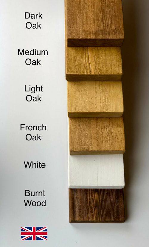 Rustic Floating Reclaimed Solid wood Shelf Chunky Handmade Shelves Free Brackets — image 4