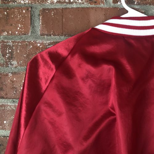 Vintage Exxon Pipeline Company Red/White Dunbrooke Plac-Jac Size Large USA Made — image 11