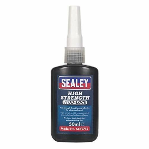 Sealey SCS271S Stud Lock – High Strength Grade (Red Liquid) 50ml