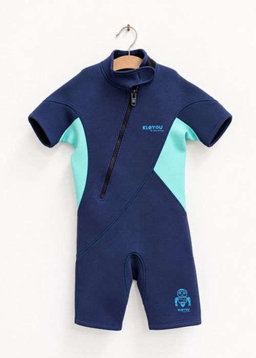 Children's Kleyou Front-Zip Short Sleeve Wetsuit | Age 10