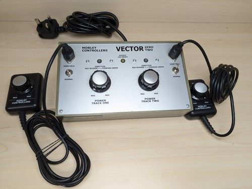 Morley Vector Zero Two Twin Track Railway Controller  2 Handhelds OO HO Tested