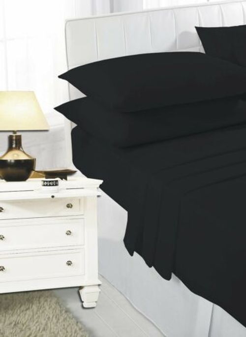 SMALL DOUBLE Fitted Sheet 4FT/Double Bed Mattress Cover Soft Polycotton 26color
