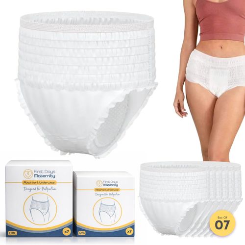 First Days Maternity - Absorbent Underwear - Postpartum Pad/Pants Disposable — image 1