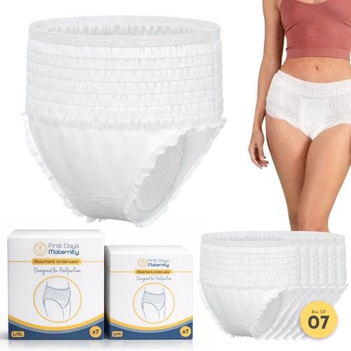 First Days Maternity - Absorbent Underwear - Postpartum Pad/Pants Disposable