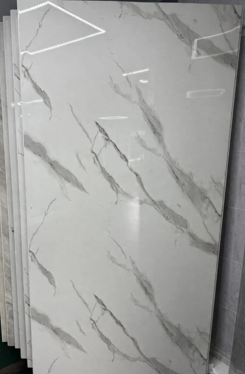 White PVC Marble Effect 1.2mx2.4m Wall Panel Cladding Bathroom Sheet 3mm Thick — image 5