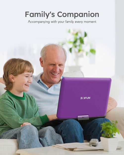 17.5" Portable DVD Player with Large Screen Rechargeable Multiple Disc Formats — image 9
