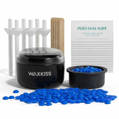 Nose Ear Hair Removal Facial Waxing Kit USB Mini Heater Applicator Sticks Gifts — image 1