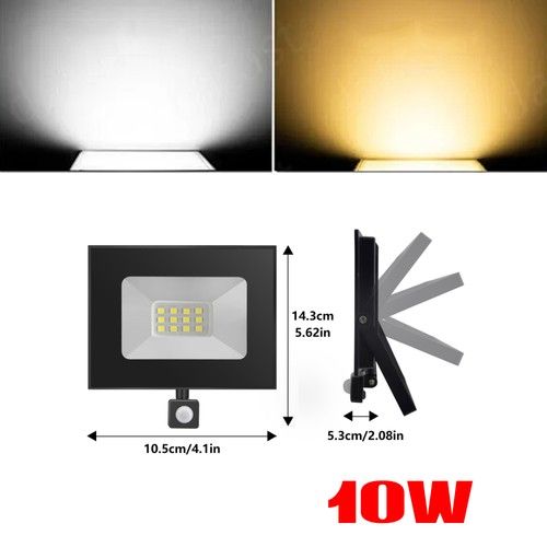 LED Floodlight Motion Sensor Security Wall Light Security PIR Flood Light IP65
