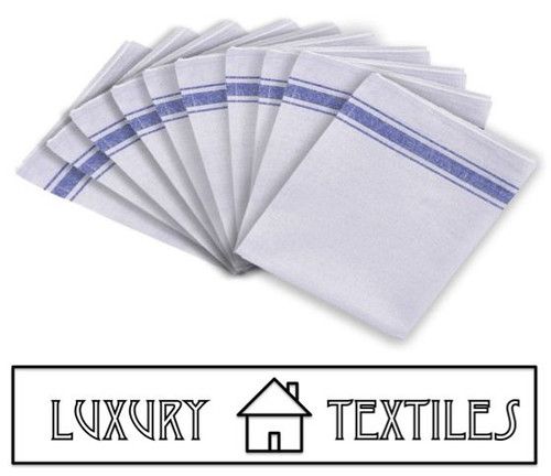 Pack of 10 100% Cotton Catering Tea Towels Kitchen Restaurant Bar Glass Cloths