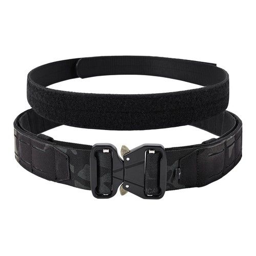 Sinairsoft Tactical 2" Metal Buckle Belt Quick Release Laser MOLLE Combat Belts