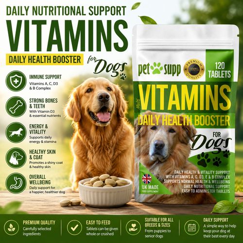 Multivitamin for Dogs, All Essential Daily Vitamins & Minerals Tablets, UK — image 2