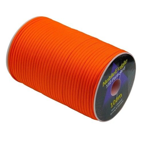 100M Paracord 4mm 9 Strand Camping Rope Mil-Spec Parachute Cord Lanyard Survival