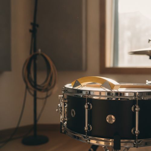Rim Click Block Solid Maple Snare Drum Rims Riser Block Snappy for Drummers — image 6