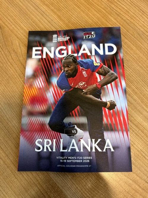 ENGLAND V SRI LANKA IT20 SERIES SEPT 2026  NEW PROGRAMME